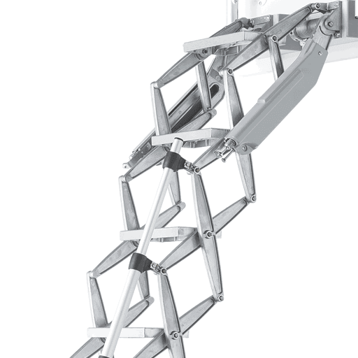 Elite heavy duty loft ladder combines strength with ease of installation